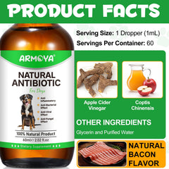 ARMOYA dog health support kennel cough concept image suggesting gentle support
