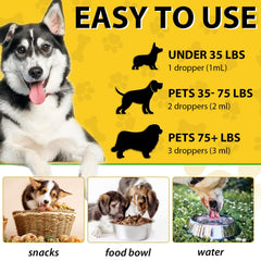 ARMOYA dog-itch-relief liquid vial – easy to digest formula for many breeds