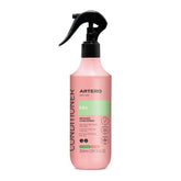 Artero Mix multiphase conditioner bottle demonstrates rinse-free detangling benefits.