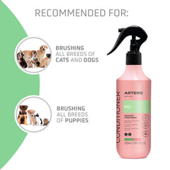 Artero Mix wet coat spray-use illustrates quick prep without rinsing.
