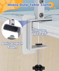 Artibear dog arm clamp 2.7 inches reduces table movement during grooming.