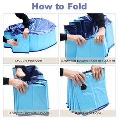 Artilife whelping box pool easy-clean surface supports fast washing after whelping.