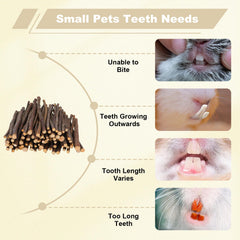 ARTKIDA Apple Sticks chinchilla chew highlights durable hardness for satisfying gnawing sessions.