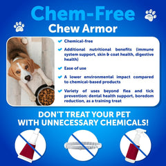 Artullano chews fit small or large dogs for versatile pest defense.