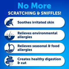 Artullano dog allergy relief chews dog smile: comfortable itching relief and happier days.