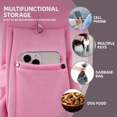 ARZQUT dog sling safety design with dual lock and hook