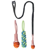 ASDICOXB interactive dog toy tug-of-war blue promotes active play indoors.