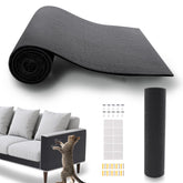 ASENKU cat scratch protector with adhesive backing provides instant claw deterrent on dark gray surface.