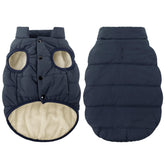 ASENKU dog winter coat closeup fabric highlights waterproof, windproof protection for everyday walks