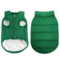 ASENKU dog winter coat waterproof fabric keeps your pet dry on wet walks.