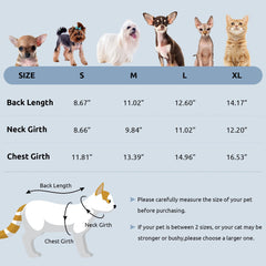 ASENKU easy-pullover design demonstrates quick on-and-off for calm pets