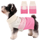 ASENKU warm dog sweater front view keeps small dogs cozy for outdoor walks