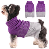 ASENKU warm dog sweater front view offers cozy warmth for chilly walks.