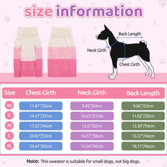 ASENKU warm dog sweater neck detail highlights turtleneck style for extra warmth