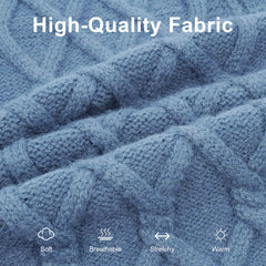 ASENKU warm-sighthound-knit highlights warmth for thin coats.