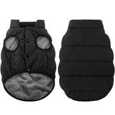 ASENKU windproof dog winter coat front view keeps pets warm outdoors