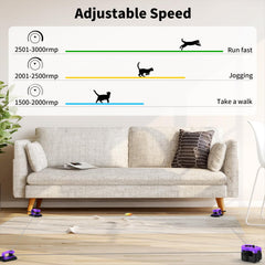 AsFrost Upgraded Interactive Cat Toy auto/manual mode enables adaptable play for kittens and adults.