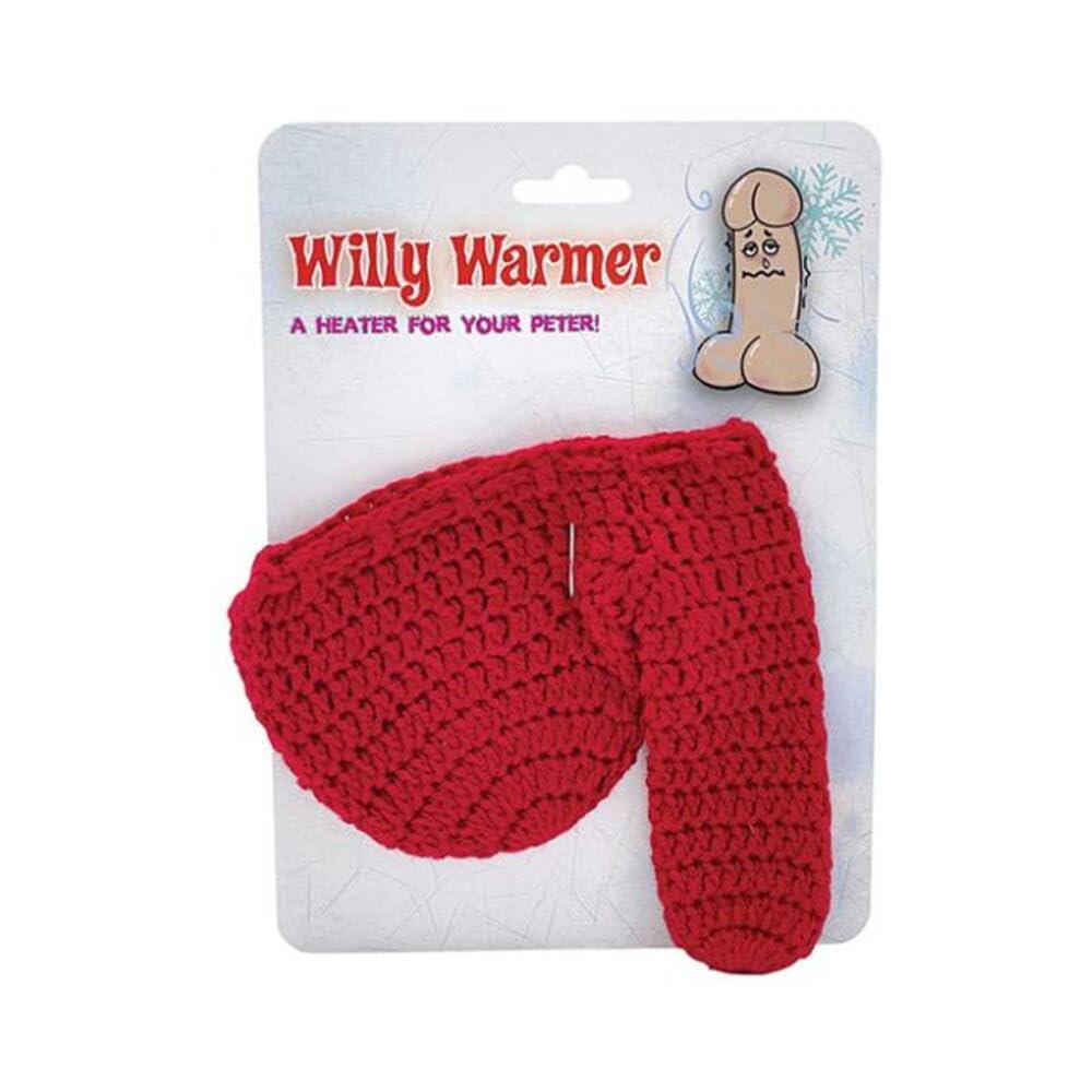 ASK GRANDPA WILLY WARMER-RED heater sweater for cold days and playful gifting.