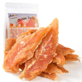 ASMPET dog chicken jerky packaging image shows premium single-ingredient treat for training.