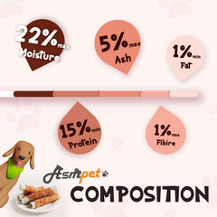 ASMPET dog bones long-lasting-chew for extended chewing sessions