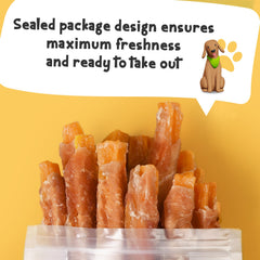 ASMPET rawhide-free center with sweet potato visual emphasis