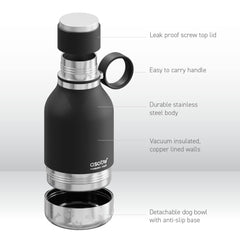 asobu Buddy Bottle insulated-stainless-steel: keeps water cool on warm days