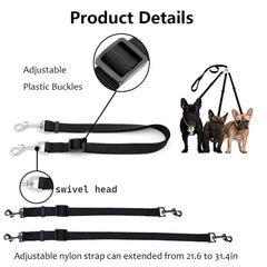 ASOCEA padded-handle leash image emphasizes comfortable grip for strong pulls.
