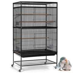 ASOCEA seed catcher under parrot cage, keeping floors clean.