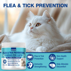 Asumtal chicken-flavor cat chews show tasty daily protection for cats