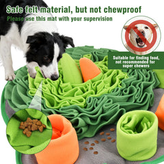 Atiansen snuffle mat center squeaker attracts dogs to explore