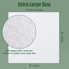 ATIFBOP Dog Paws Wipes close-up shows soft, moistened formula for gentle cleaning.