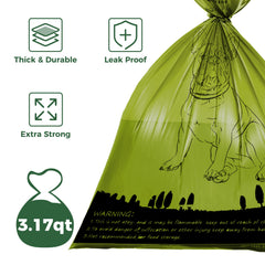 ATIFBOP easy tear-open bags for quick, convenient cleanup.