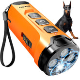 ATVIOO Dog Bark Deterrent front view shows compact humane training device.