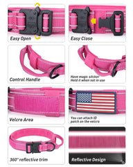 AUBELL two patches on collar customize style and visibility