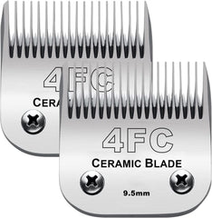 Audoc 2pc 4FC ceramic blade for detachable pet clippers delivers smooth, cool cuts.