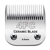 Audoc 4FC blade installed in a detachable clipper for precise, smooth pet grooming.