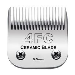Audoc 4FC blade installed in a detachable clipper for precise, smooth pet grooming.