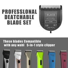 Audoc hardened blade close-up highlights professional precision and longer blade life