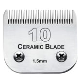 Audoc hoja clipper 10# en primer plano, corte suave y preciso para perros.