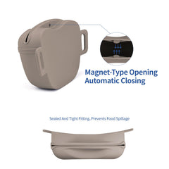 AUDWUD pouch sealing magnets enable one-handed, spill-free access during outings.