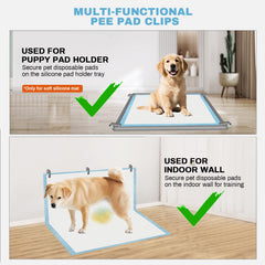 AUFORPET adhesive tape highlights easy wall-safe installation and quick pad replacement.