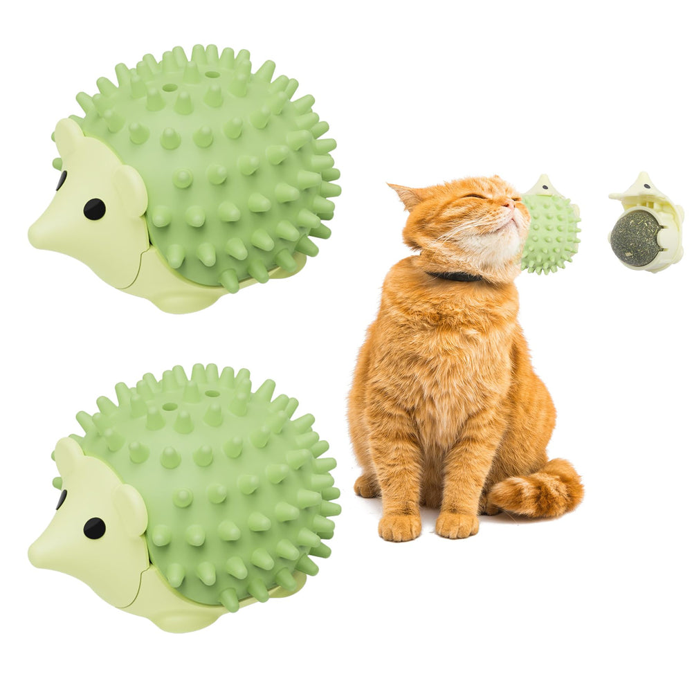 AUKSKY catnip toy wall groomer showcases an interactive grooming option for indoor cats.