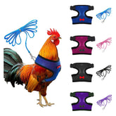 Aulock four-pcs chicken harness pink for gentle outdoor training and secure leash play.