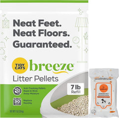 Aurora Pet Cat Breeze litter pellets refill 7lb pack with easy scooping and low-dust performance
