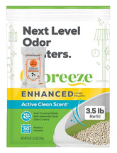 Aurora Pet Cat Breeze pellets box packaging for easy refills and odor control.