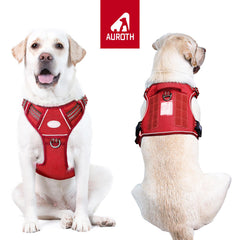 AUROTH Tactical Dog Harness back-clip for secure casual walks