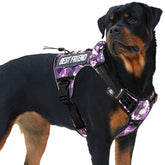 AUROTH tactical dog harness with quick-release buckles for easy on/off