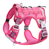 AUROTH Tactical Pet Harness front clip no-pull for training and control.