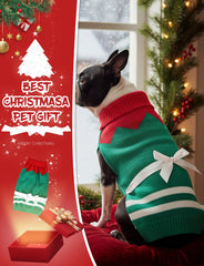 AURUZA pet sweater sleeveless turtleneck design for easy movement