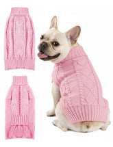 AURUZA sueter perro punto-canelado grueso para abrigo frio